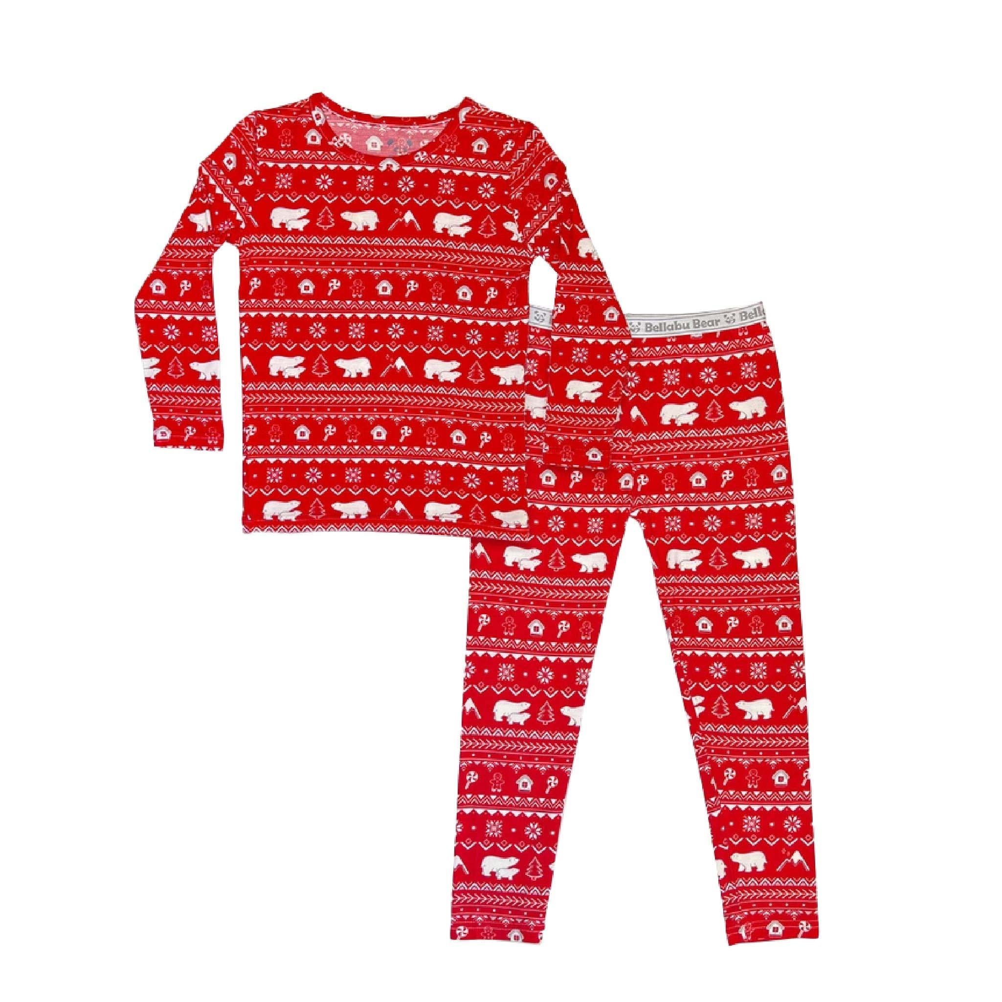 Kids Bamboo Christmas PJ Set
