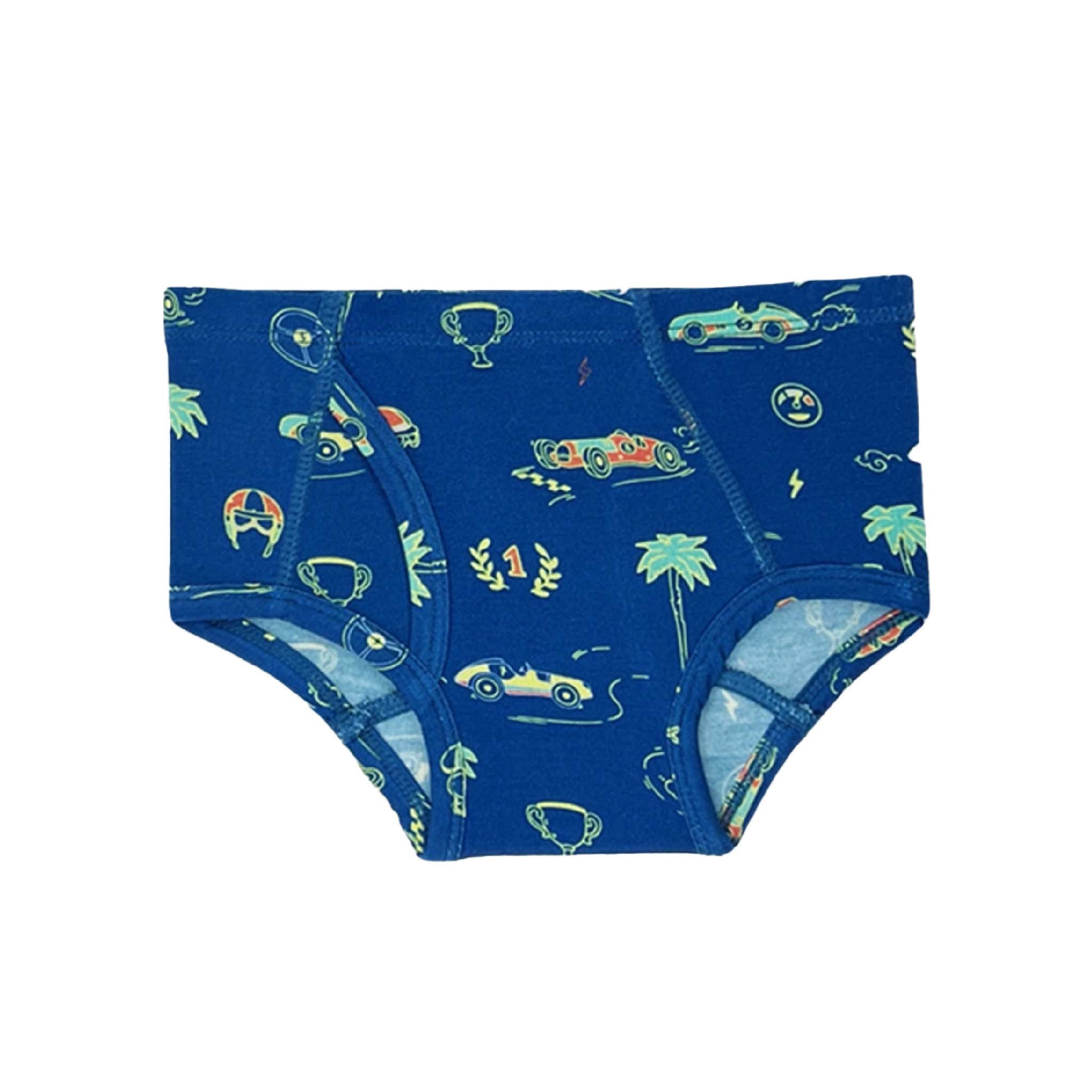 Boys Organic Bamboo Underwear 7-Pack – Tag-Free, Soft, Breathable