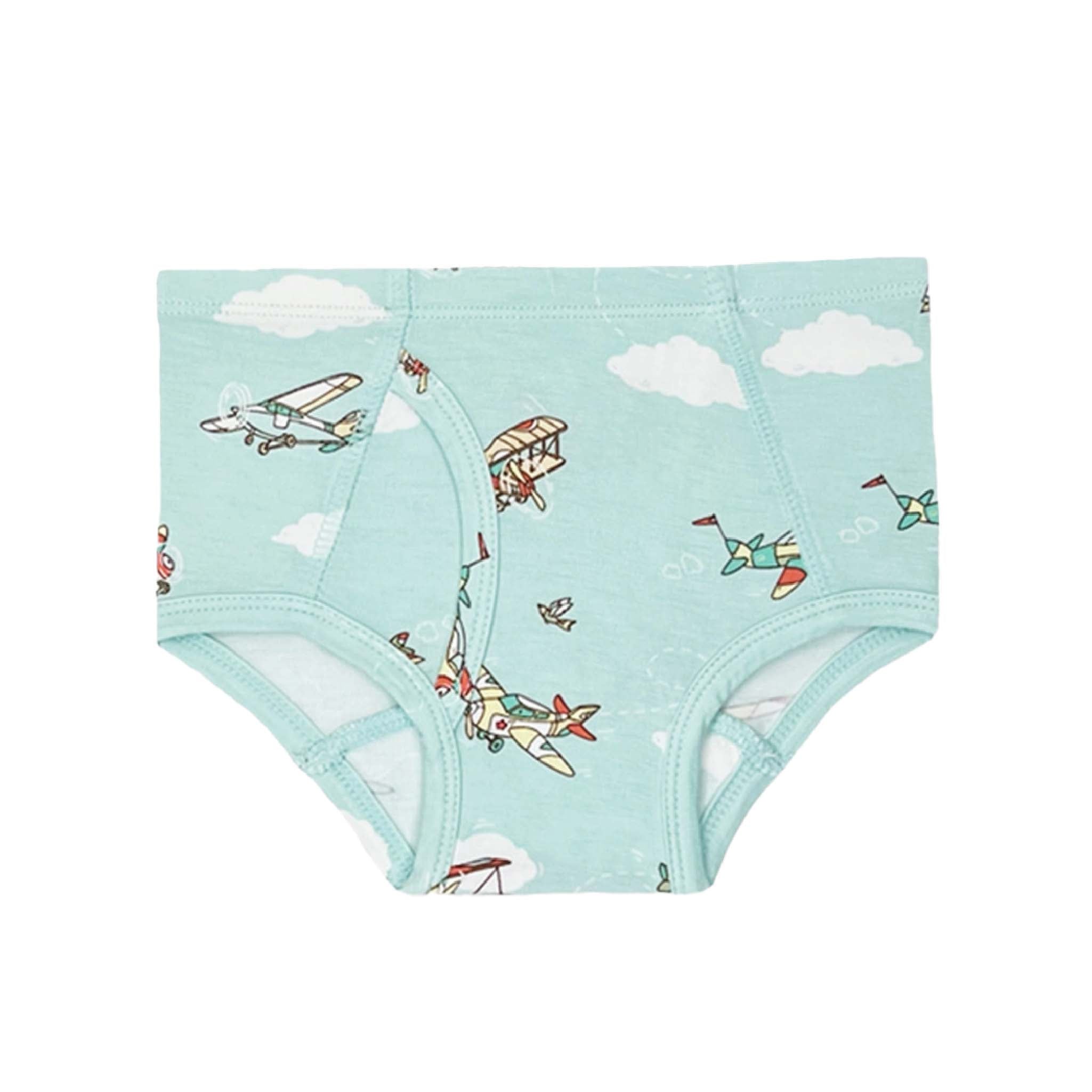 Boys Organic Bamboo Underwear 7-Pack – Tag-Free, Soft, Breathable