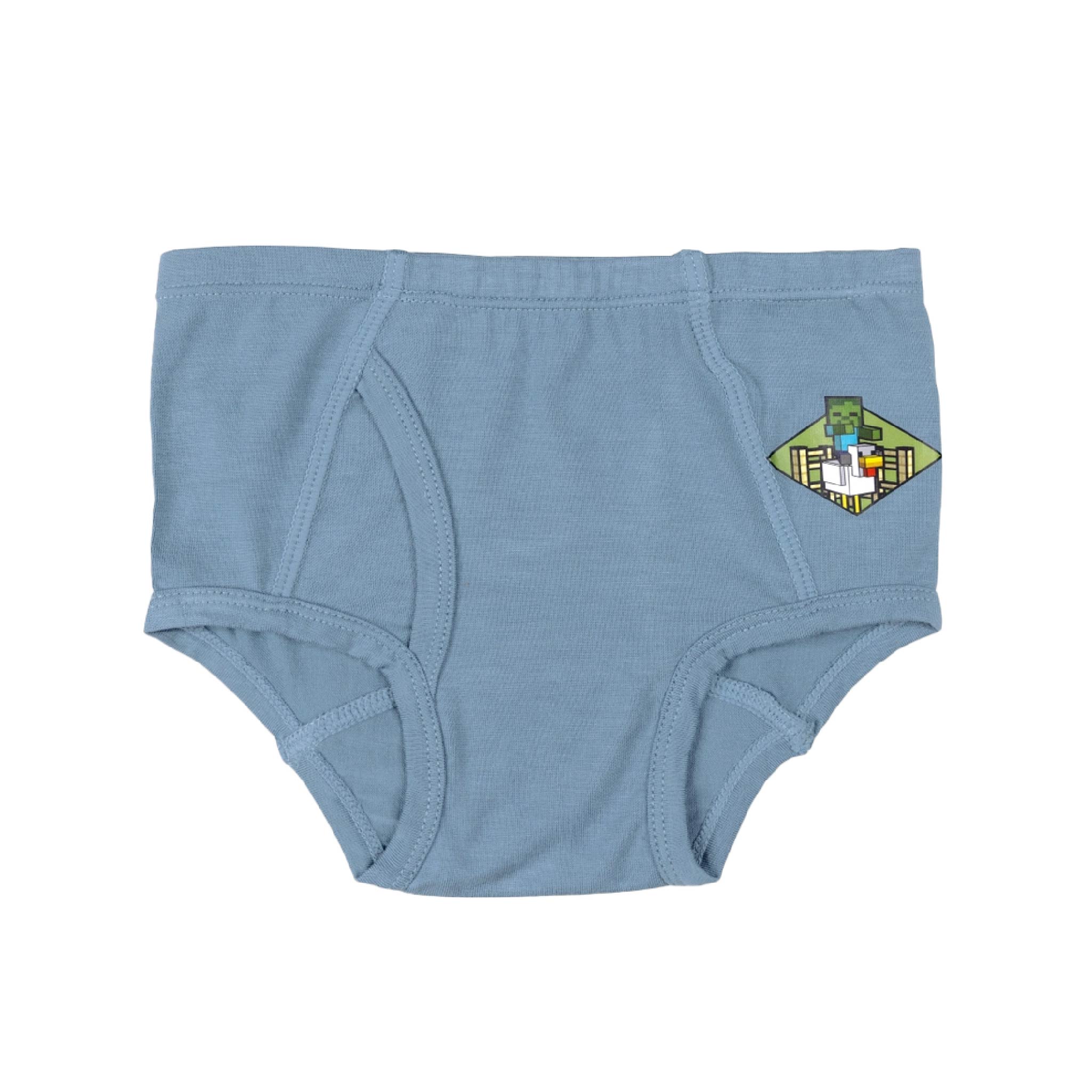 Boys Organic Minecraft Bamboo Underwear 7-Pack – Tag-Free, Soft, Breathable