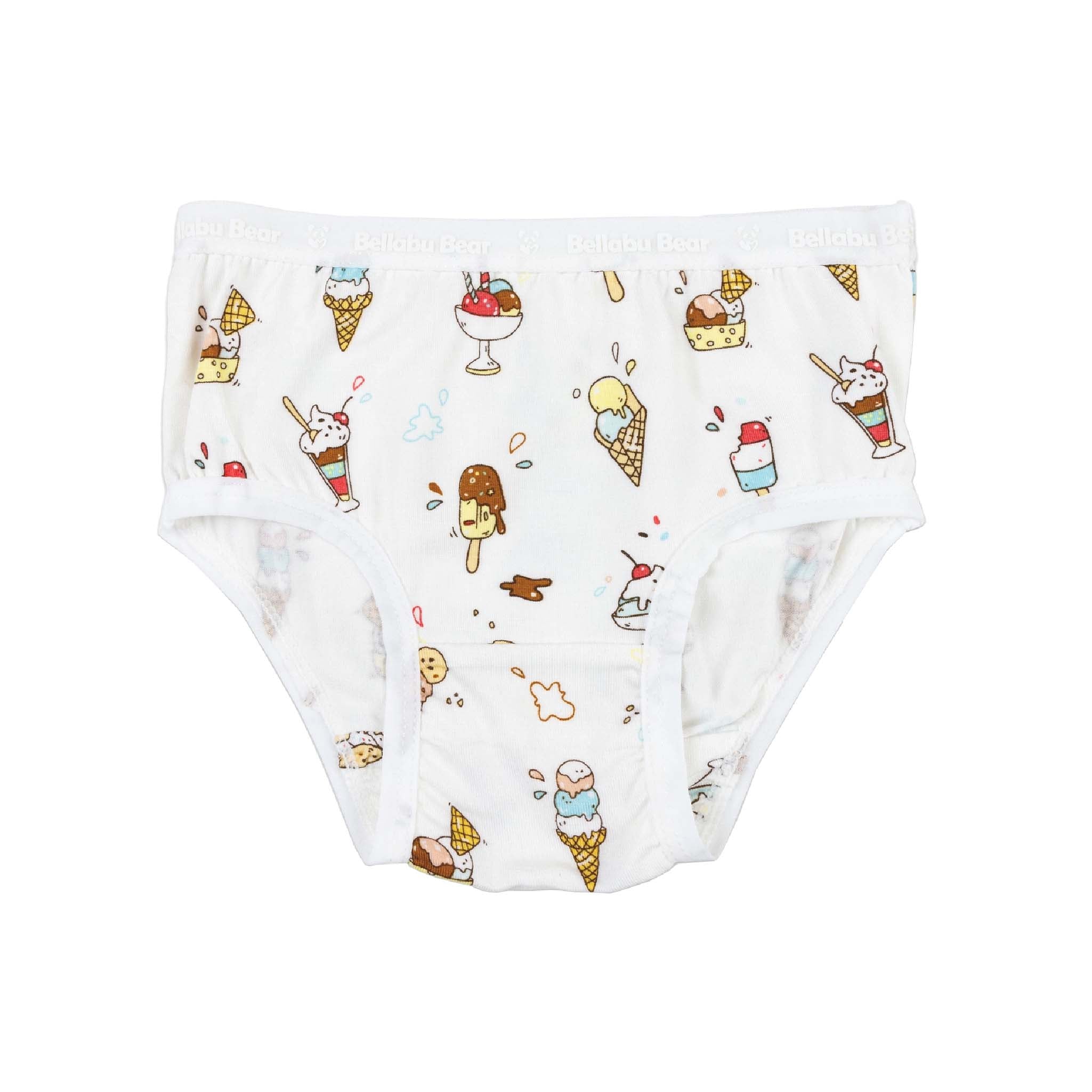 Girls Organic Bamboo Summer Underwear 7-Pack, Tag-Free, Soft & Breathable