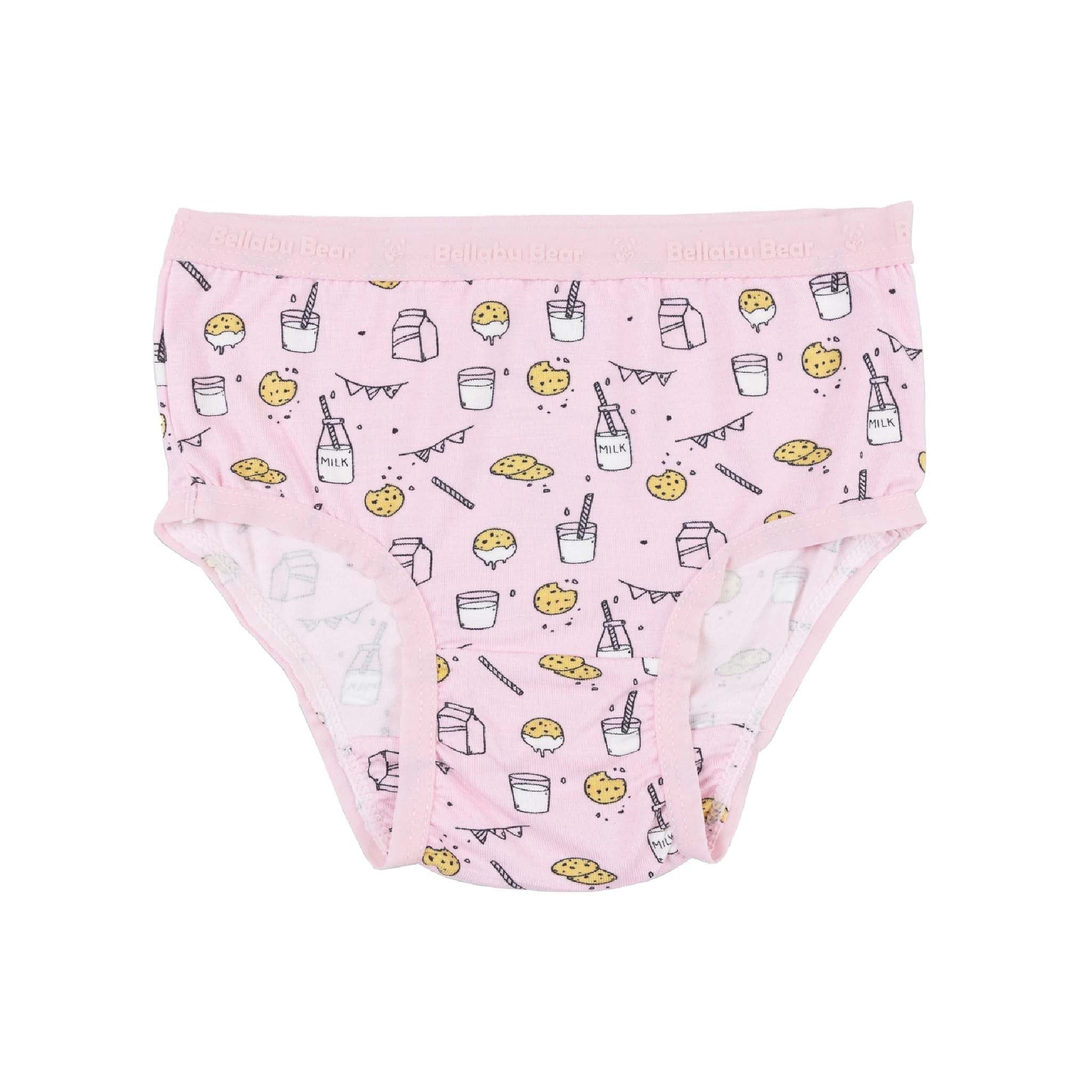 Girls Organic Bamboo Summer Underwear 7-Pack, Tag-Free, Soft & Breathable