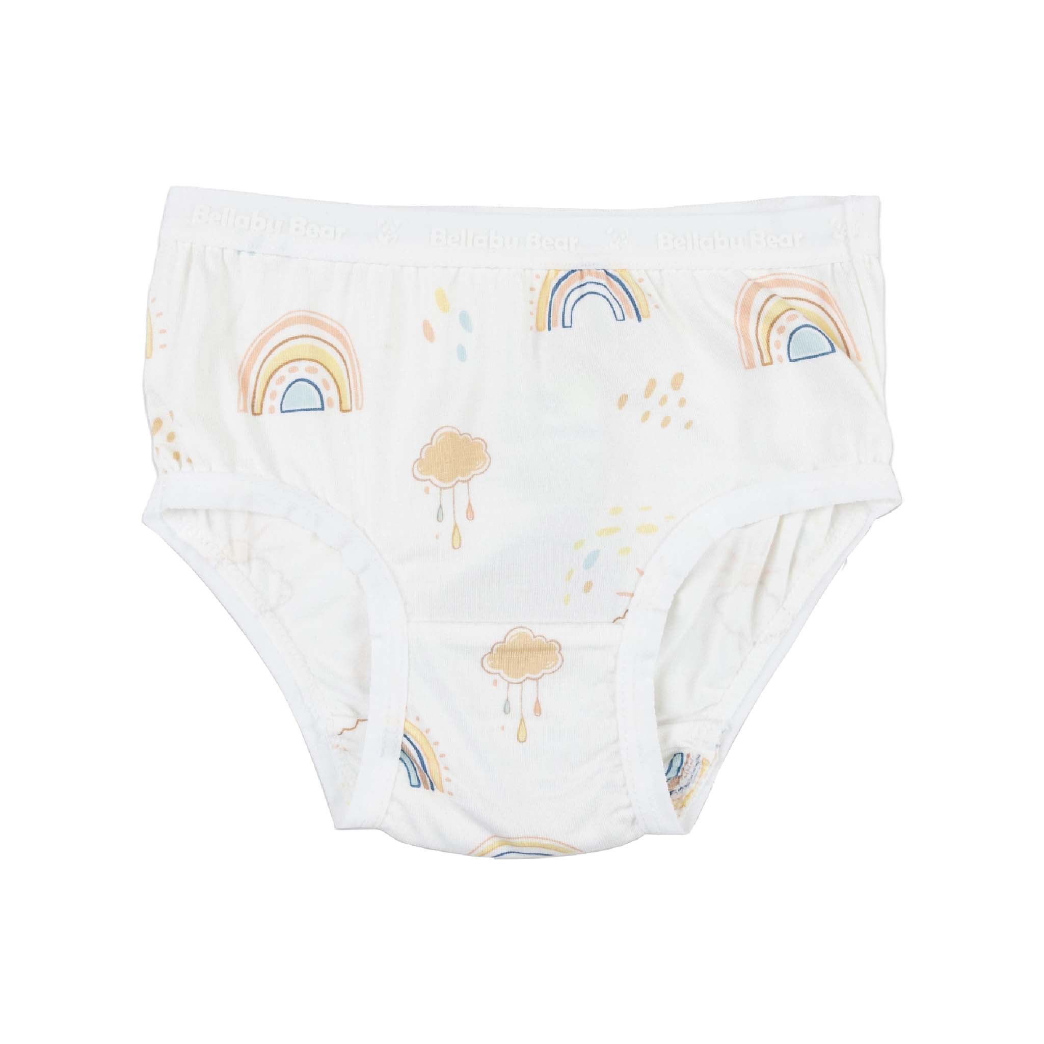 Girls Organic Bamboo Summer Underwear 7-Pack, Tag-Free, Soft & Breathable