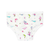 Girls Organic Bamboo Underwear 7-Pack - Tag-Free, Soft & Breathable