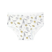 Girls Organic Bamboo Underwear 7-Pack - Tag-Free, Soft & Breathable