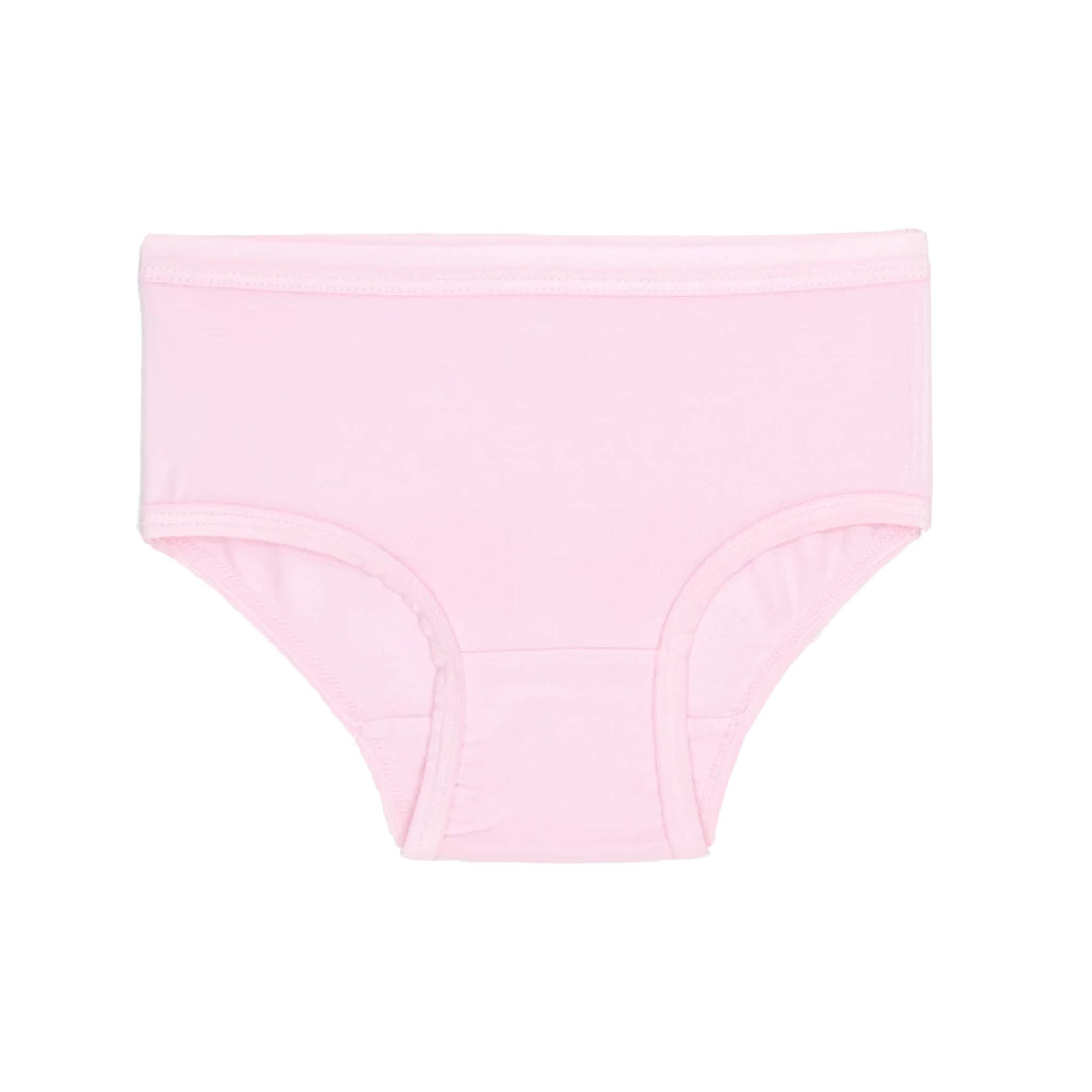 Girls Organic Bamboo Underwear 7-Pack - Tag-Free, Soft & Breathable