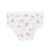 Girls Organic Bamboo Underwear 7-Pack - Tag-Free, Soft & Breathable