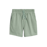 Kids Organic Cotton Dane Shorts in Jade Green