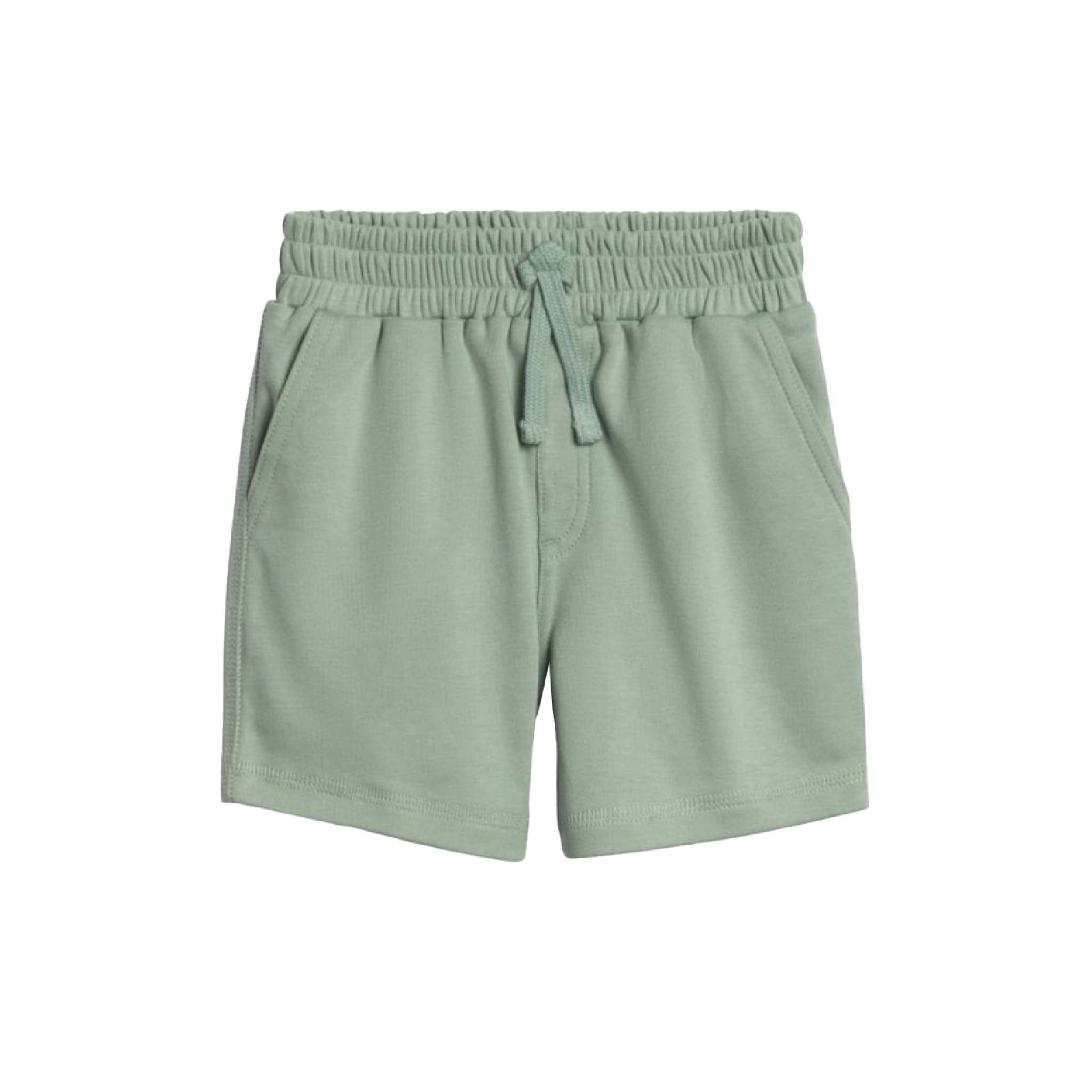Kids Organic Cotton Dane Shorts in Jade Green