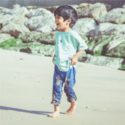 Kids Acorn T-Shirt Soft Cotton, Eco-Conscious in Pear Green