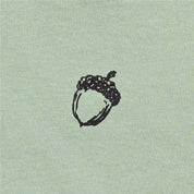 Kids Acorn T-Shirt Soft Cotton, Eco-Conscious in Pear Green