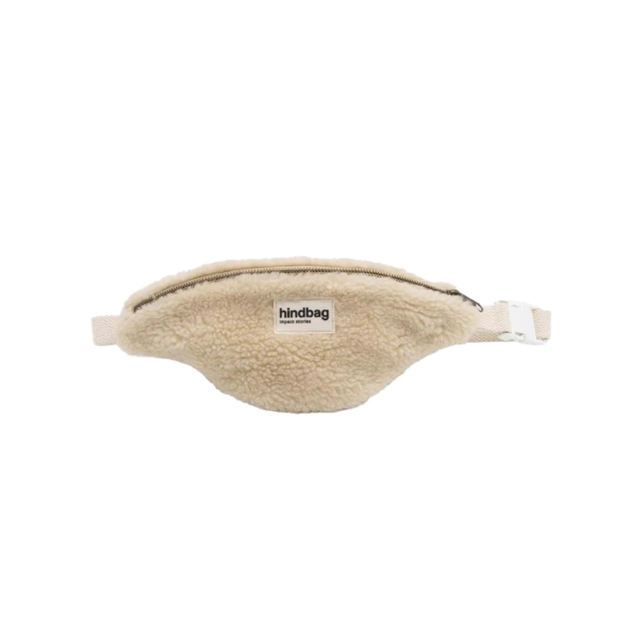 Augustin Mini Bum Bag - Soft Sherpa in Beige