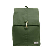 Guillaume Organic Cotton Canvas Backpack in Olive Green