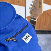 Mini Eliot Backpack - Organic Cotton Canvas in Electric Blue