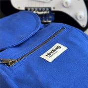 Mini Eliot Backpack - Organic Cotton Canvas in Electric Blue