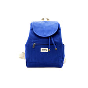 Mini Eliot Backpack - Organic Cotton Canvas in Electric Blue