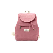 Mini Eliot Backpack - Organic Cotton Canvas in Blush Pink
