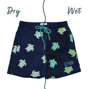 Boys Turtle Swim Trunks – Colour-Changing, Sustainable, Quick-Dry
