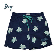 Boys Turtle Swim Trunks – Colour-Changing, Sustainable, Quick-Dry