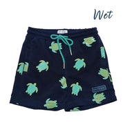 Boys Turtle Swim Trunks – Colour-Changing, Sustainable, Quick-Dry
