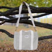 Mini Louise Tote in Clay – Organic Cotton Canvas Crossbody Bag