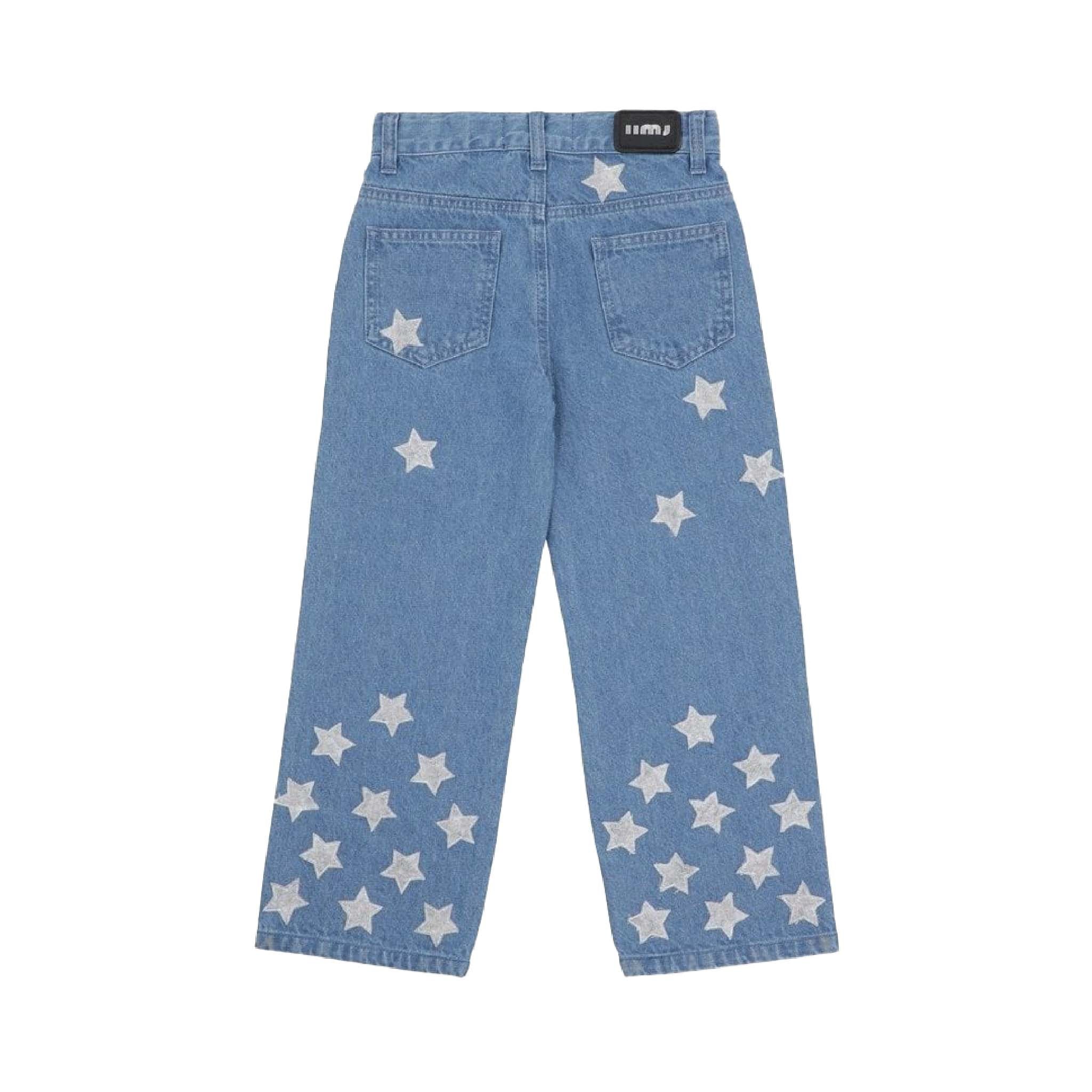Kids Premium Denim Jeans with Star Appliqué