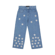 Kids Premium Denim Jeans with Star Appliqué