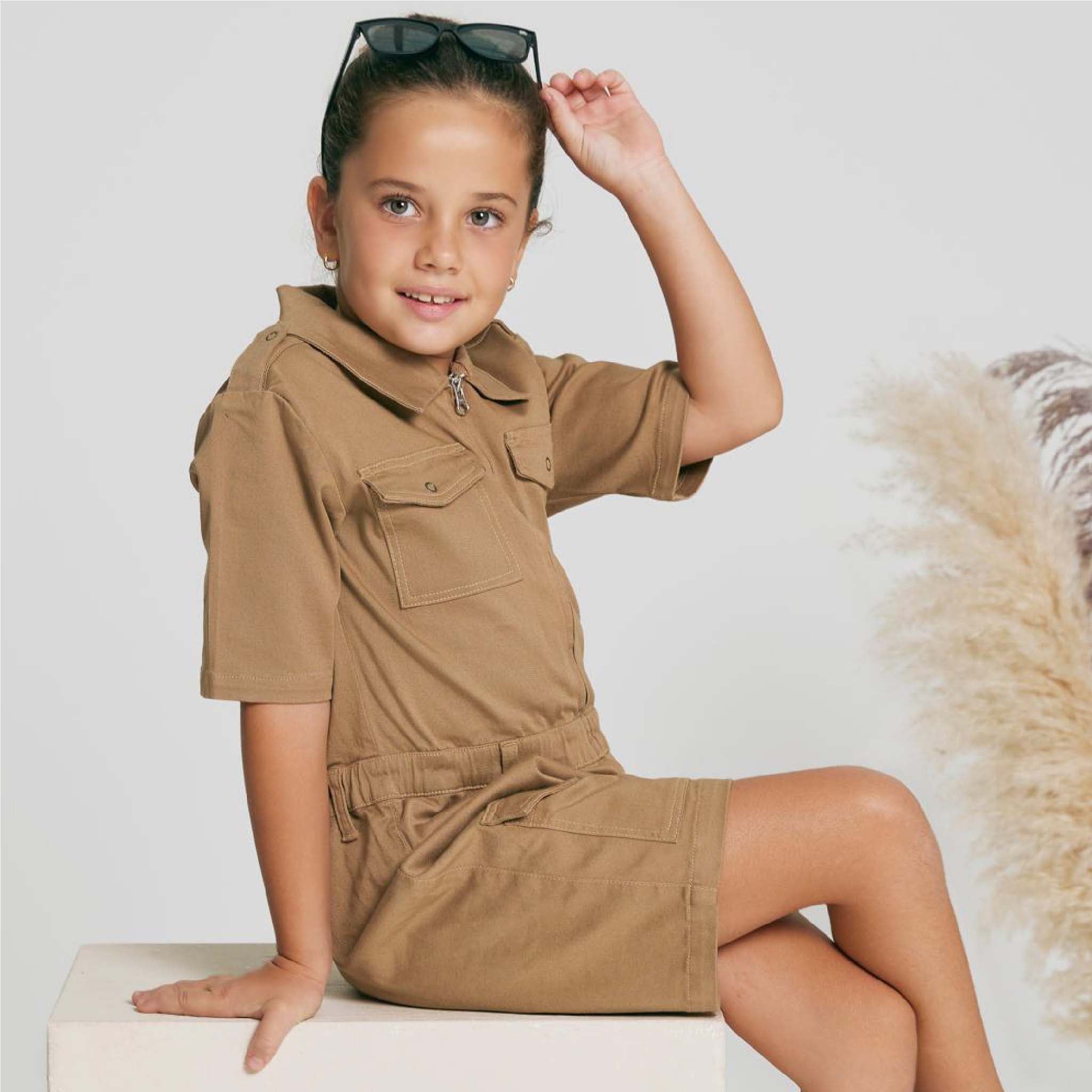 Girls Catana Cotton Jumpsuit