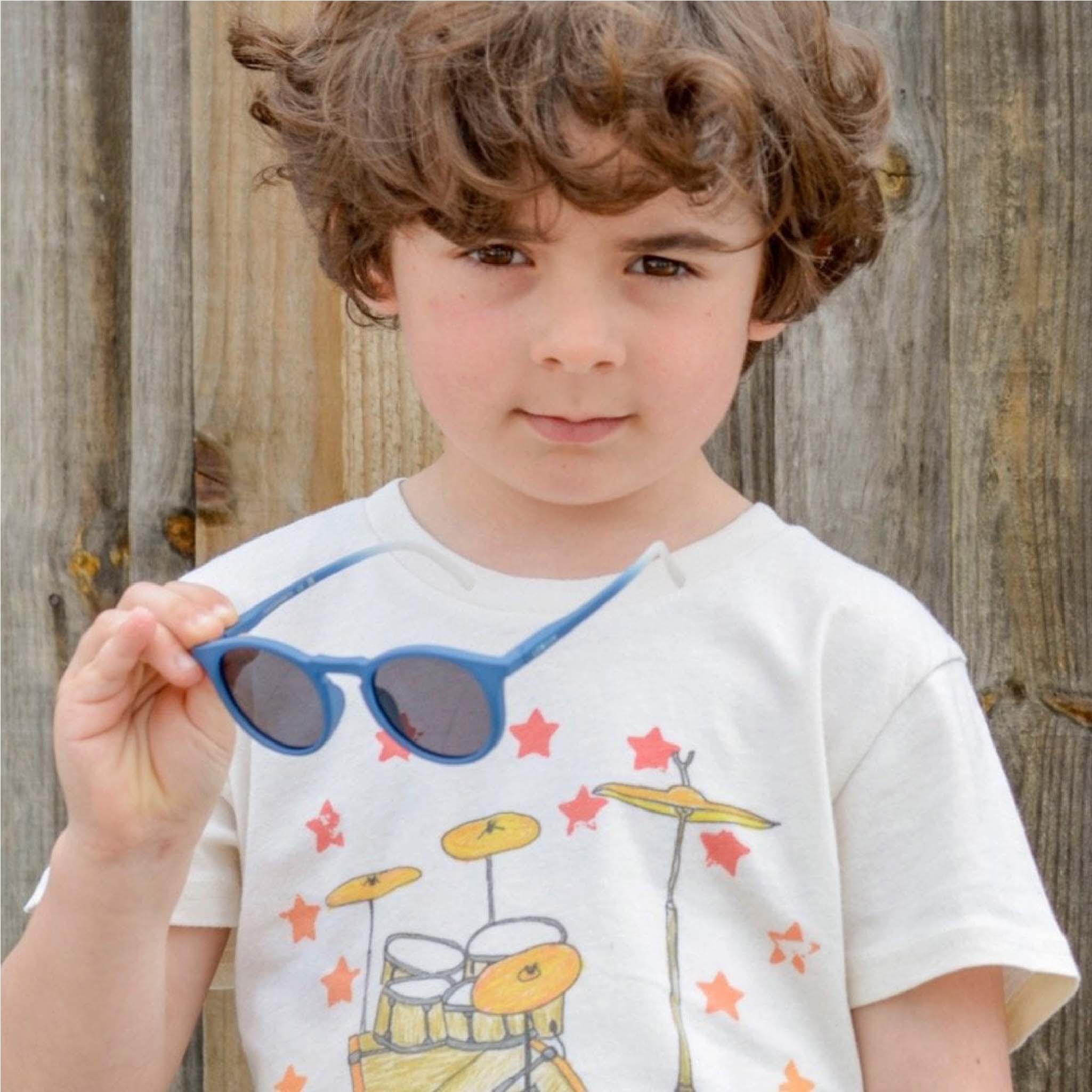 Kids Polarised Sunglasses – Navy Fade