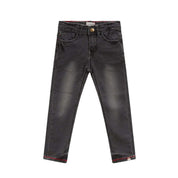 Boys MARK Slim Fit Stretch Denim Jeans in Charcoal Grey