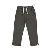 Boys JAY Cotton Twill Trousers in Charcoal Grey