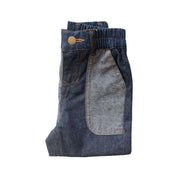 Kids Upcycled Organic Architect Denim Patchwork Trousers