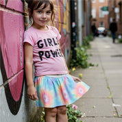 Kids Girl Power T-Shirt – Cotton, Short Sleeve in Pink