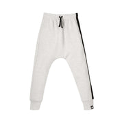 Organic Kids Unisex Cotton Joggers Grey Marl, Sustainable Terry Cotton