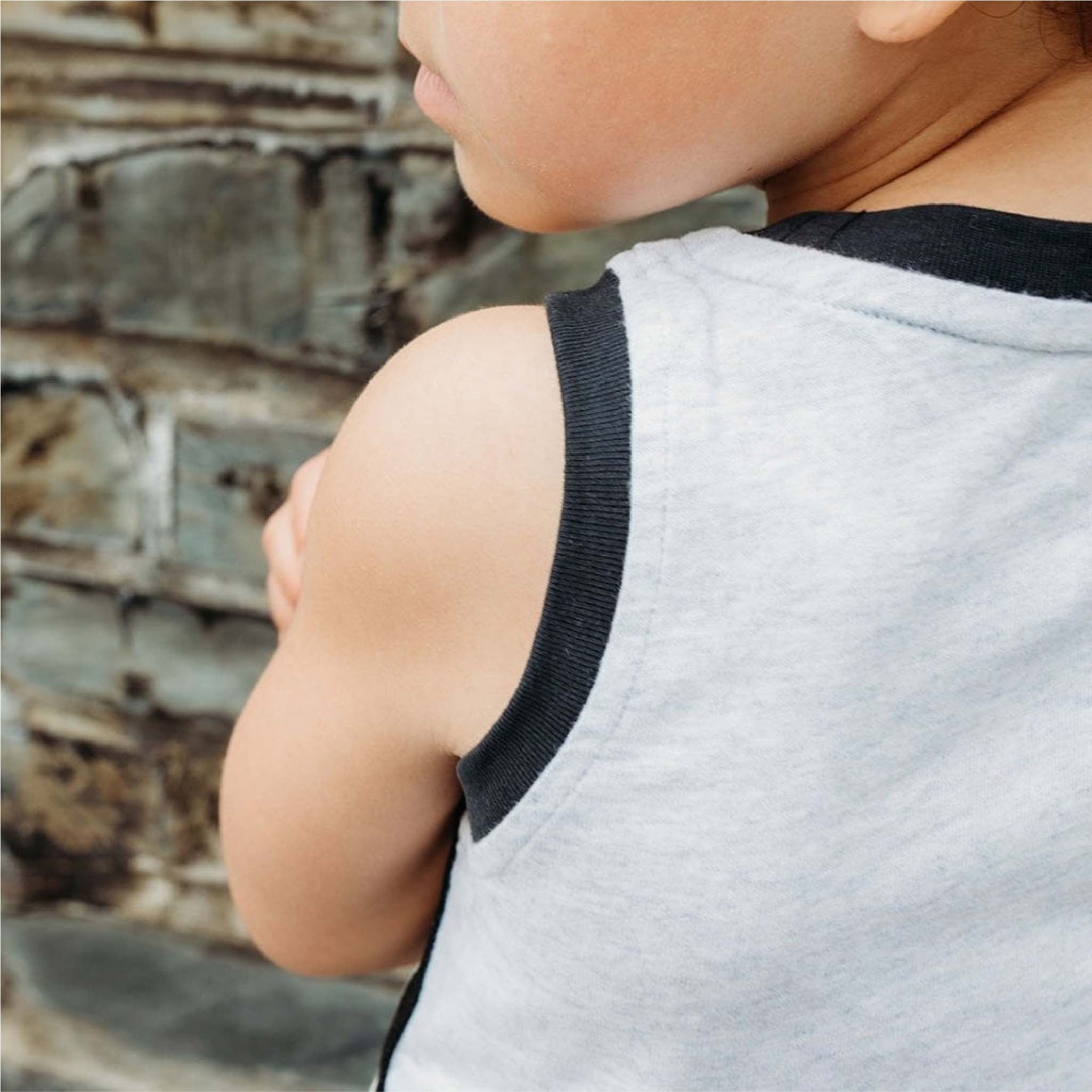 Girls Organic Bunny Midi Dress Grey Marl GOTS Certified