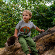 Kids Nature Rocks T-Shirt in Mushroom Grey