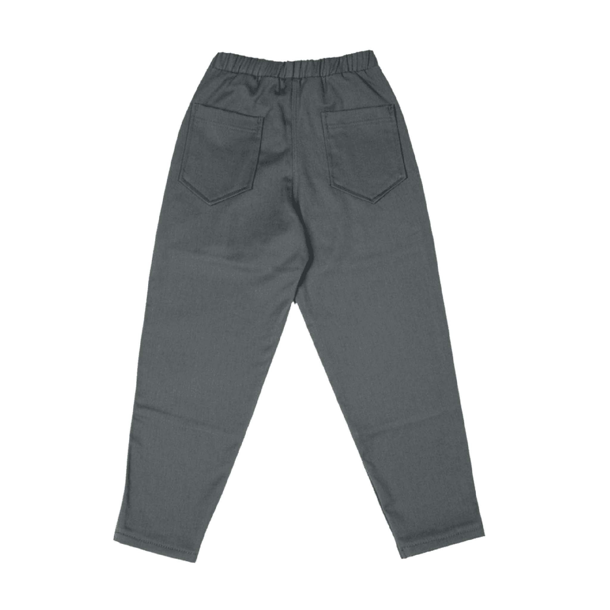 Gray pants on a white background