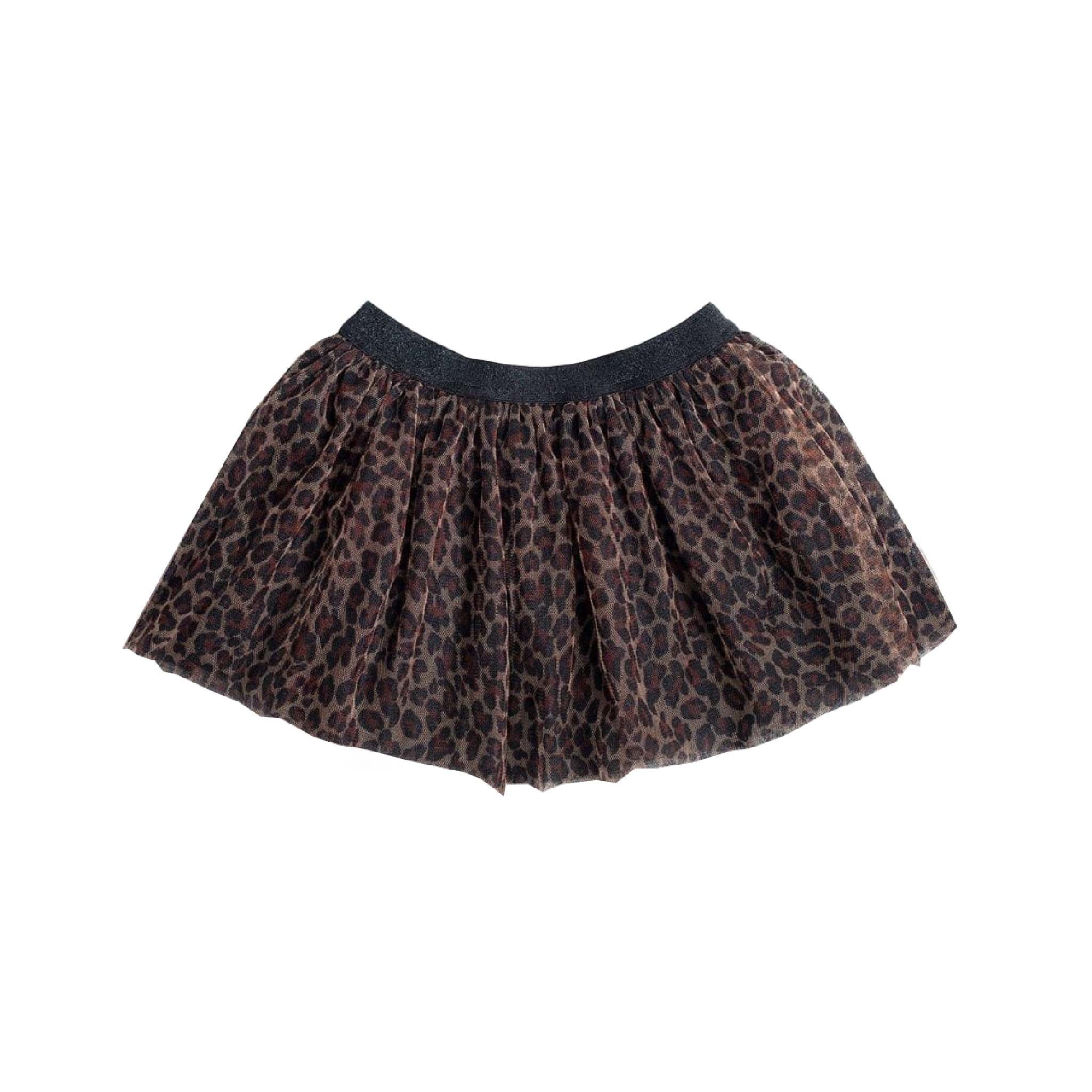 Girls Wild & Playful Leopard Print Tutu Skirt
