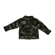 Kids Camouflage Army Jacket — Unisex Vintage-Inspired Military Style