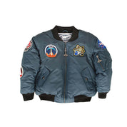 Kids NASA Space Shuttle Bomber Jacket in Blue