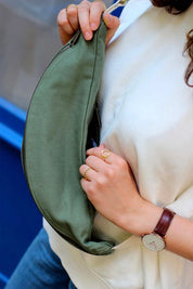 Sofia Bum Bag in Olive Green