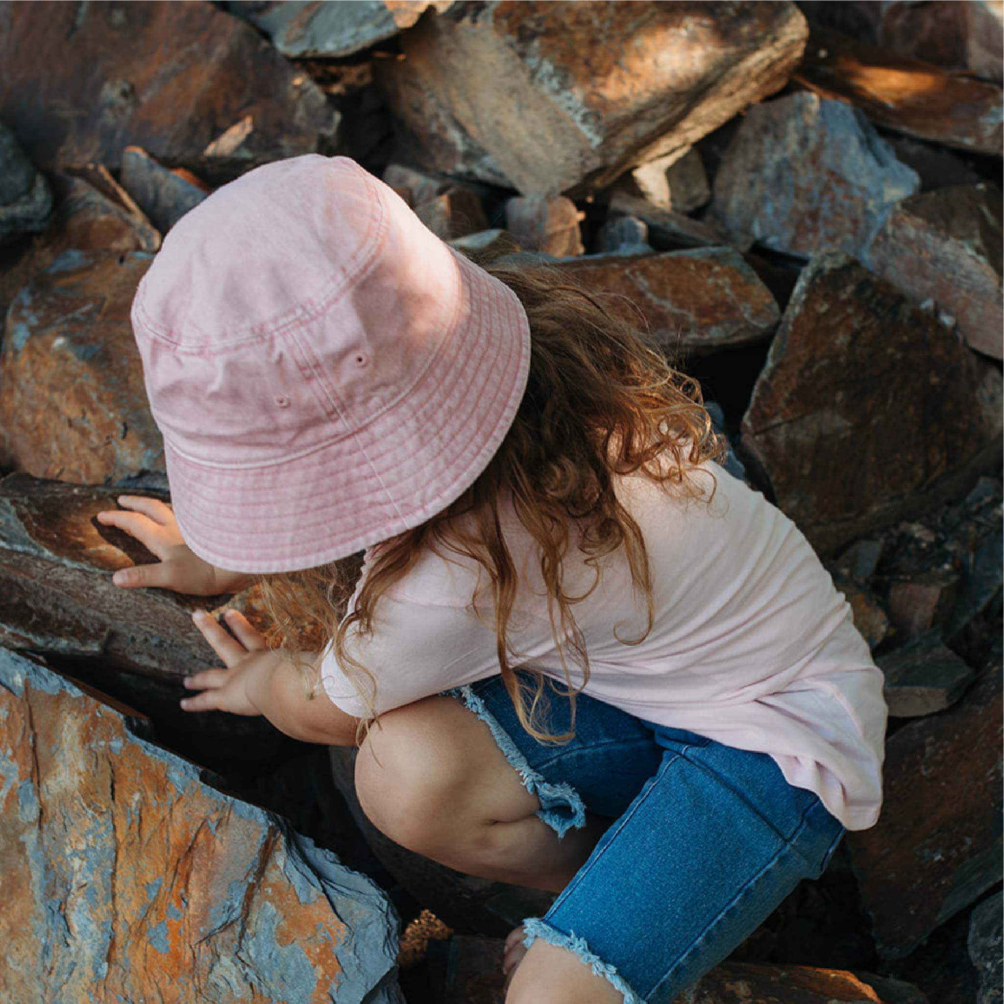 Beechfield Bucket Hat – Vintage Dusty Pink