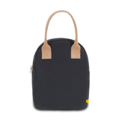 Zipper Lunch Bag in Off-Black