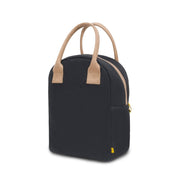 Zipper Lunch Bag in Off-Black