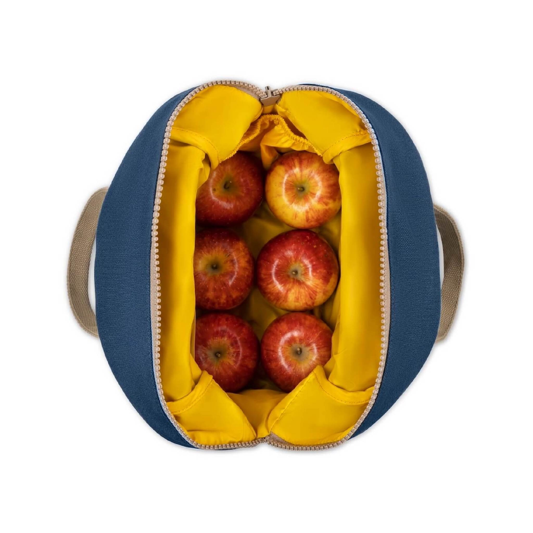 Fluf Zipper Lunch Bag in Classic Navy