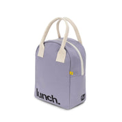 Fluf Zipper Lunch Bag in Lavender