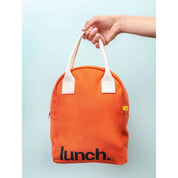 Fluf Zipper Lunch Bag in Poppy