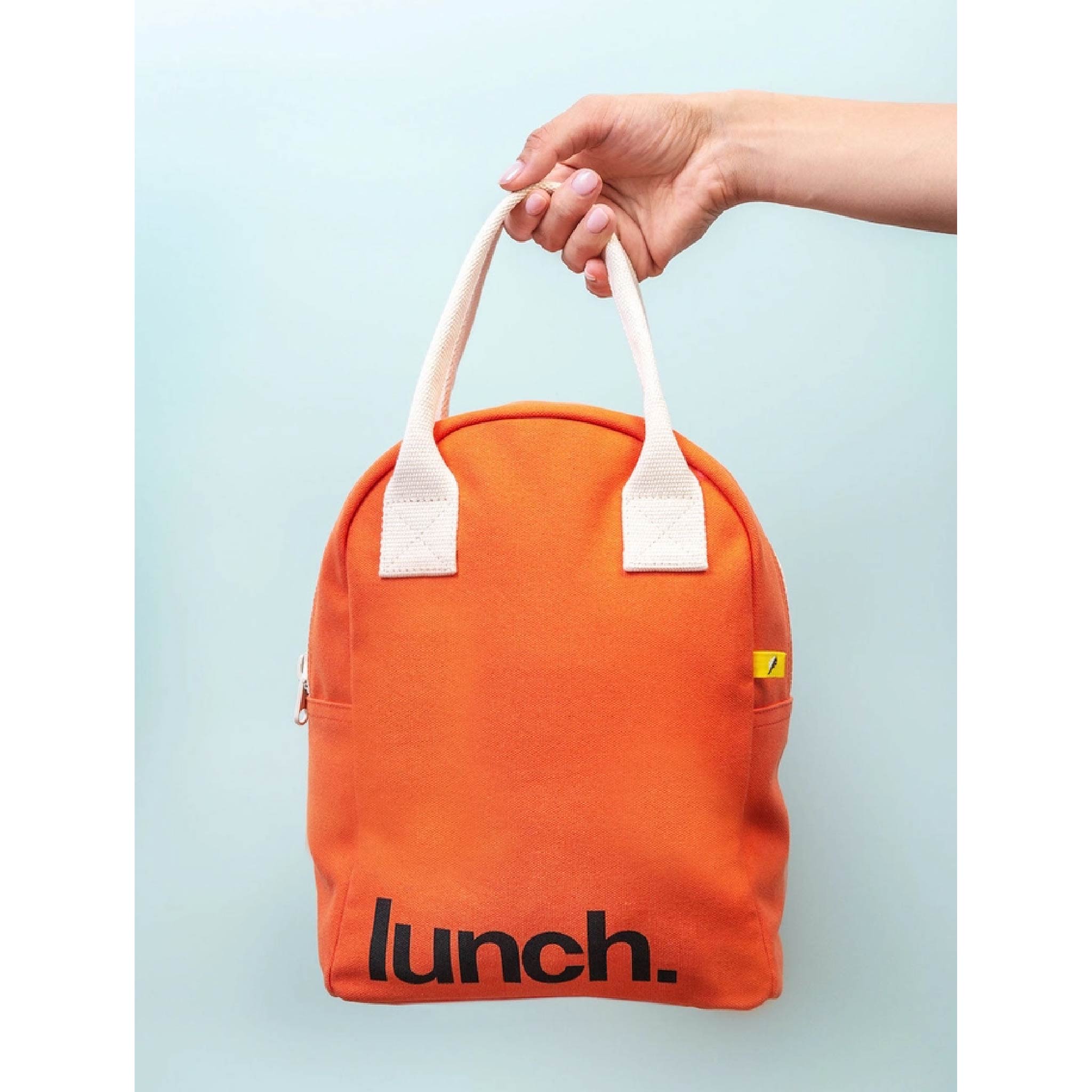 Fluf Zipper Lunch Bag in Poppy
