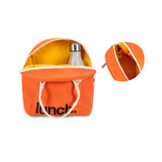 Fluf Zipper Lunch Bag in Poppy