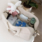 Basile Diaper Bag in Natural Jute
